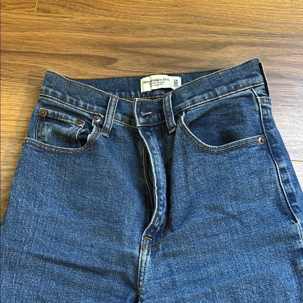 Abercrombie & Fitch Blue High Rise Jeans
